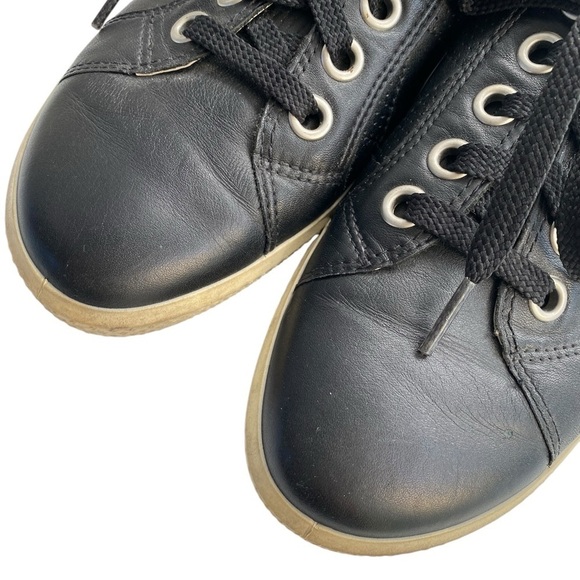 Ecco Golf Street Retro Danish Womans Soft Leather Black Golf Shoes EU 38 SZ 7.5 - Picture 16 of 16